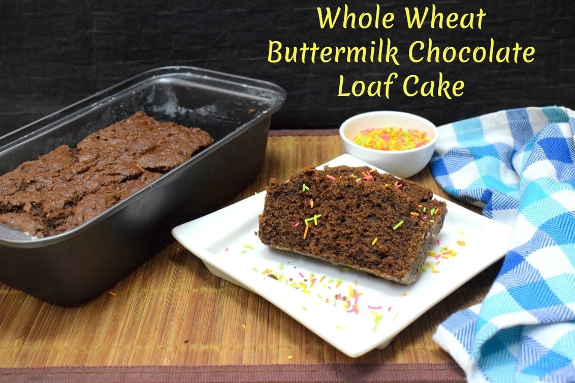 Whole Wheat Buttermilk Chocolate Loaf Cake