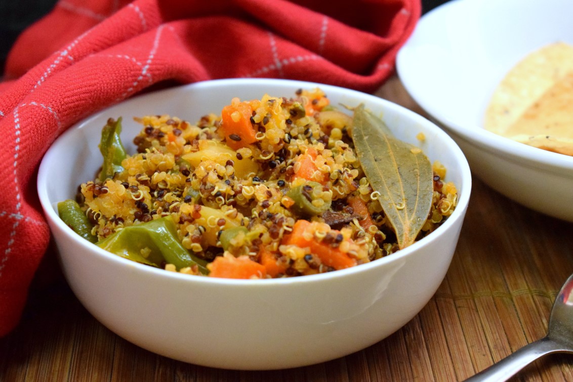 Quinoa Mixed Vegetable Biryani