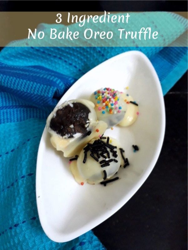 3 Ingredient No Bake Oreo Truffle 3 Ingredient No Bake Oreo Truffle
