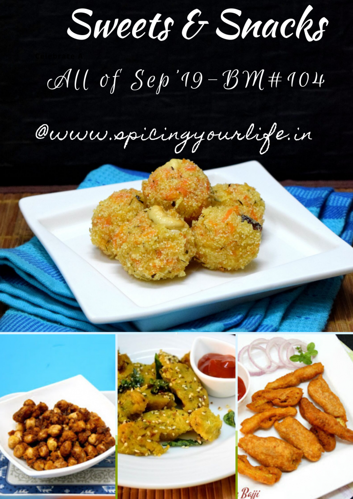 Same Snacks Join me for some treat with “Sweets and Snacks” all of this Sep!
