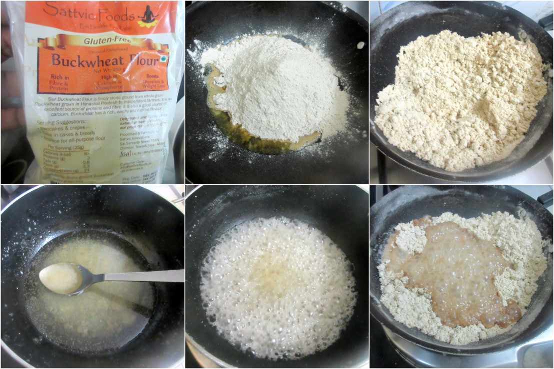 How to make Kuttu Ka Halwa 1 How to make Kuttu Ka Halwa 1