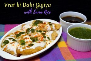 Vrat ki Dahi Gujiya