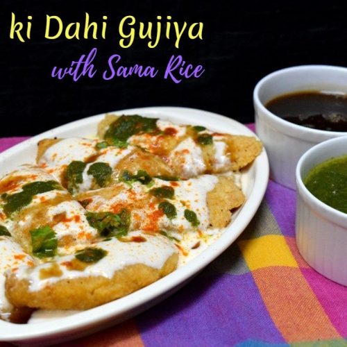 Vrat ki Dahi Gujiya