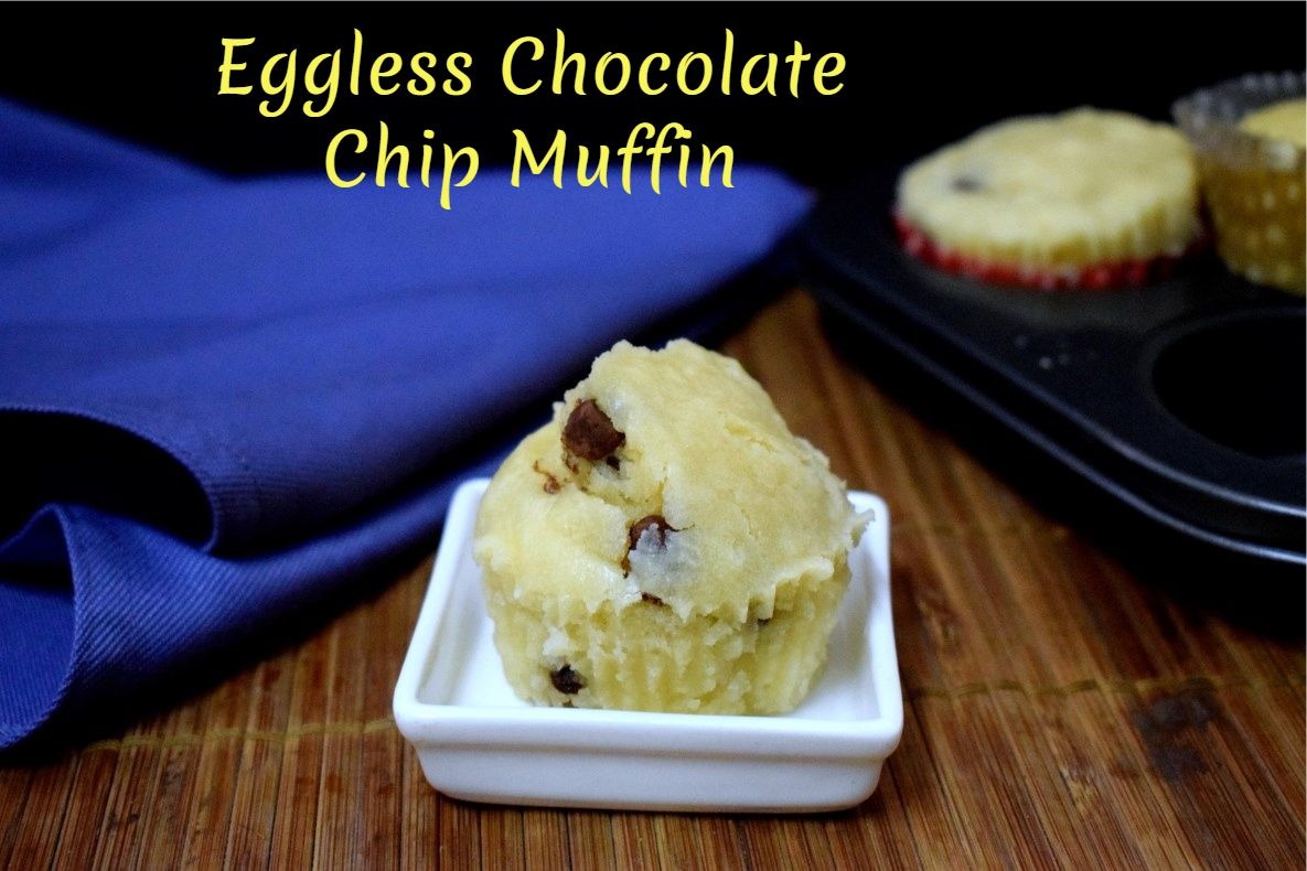 Eggless Chocolate Chip Muffin