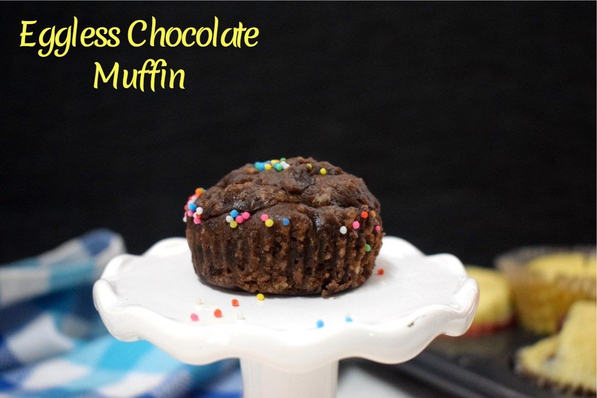 Eggless Chocolate Muffin