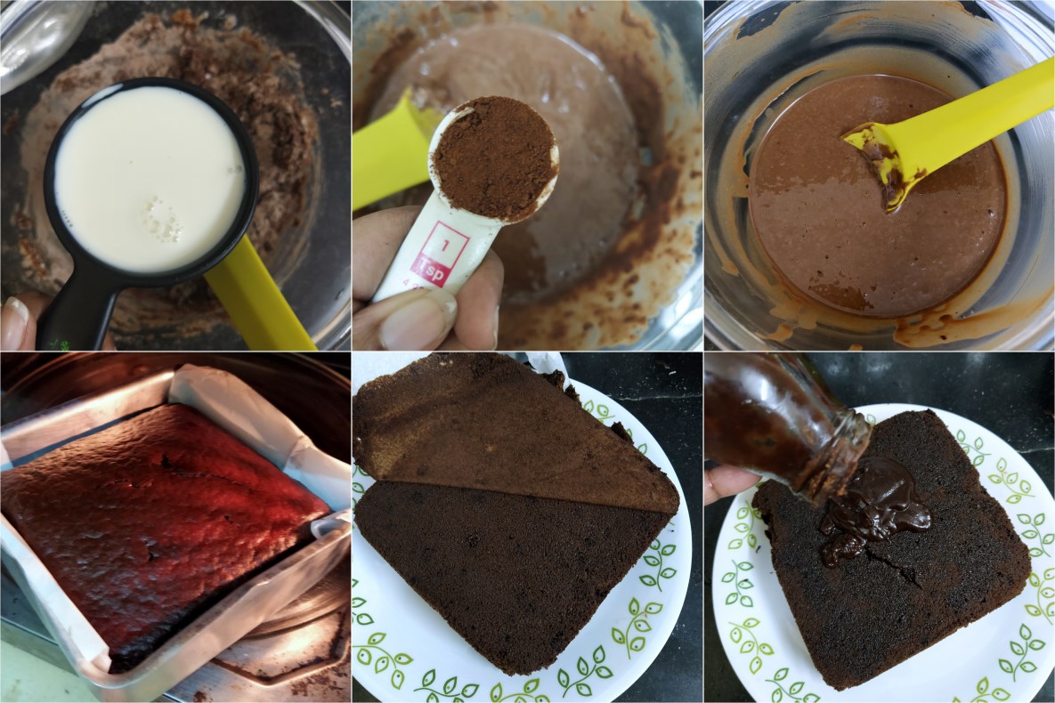 Eggless Wheat Chocolate Cake 2 Eggless Wheat Chocolate Cake 2