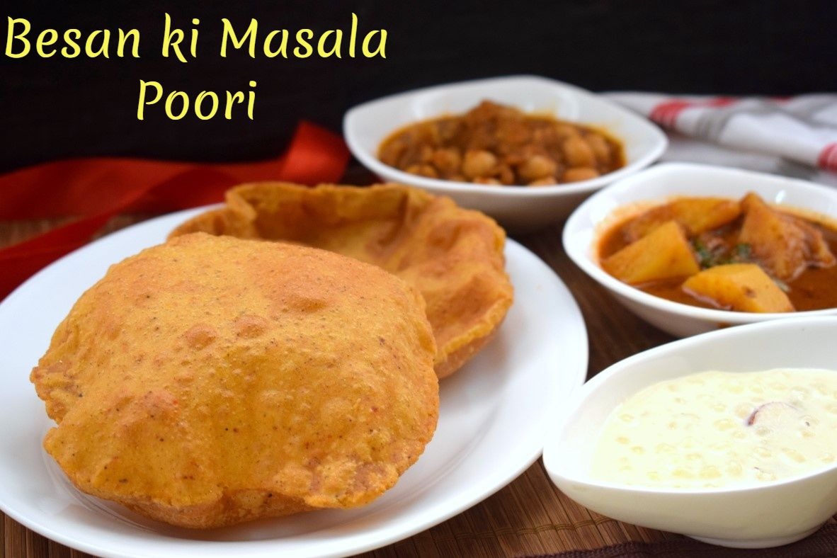 Besan Ki Masala poori