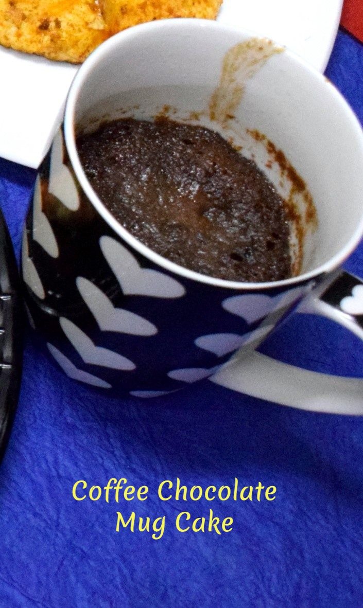 Coffee Chocolate Mug Cake