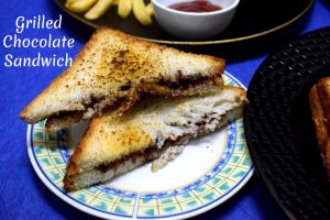How to make Grilled Chocolate Sandwich