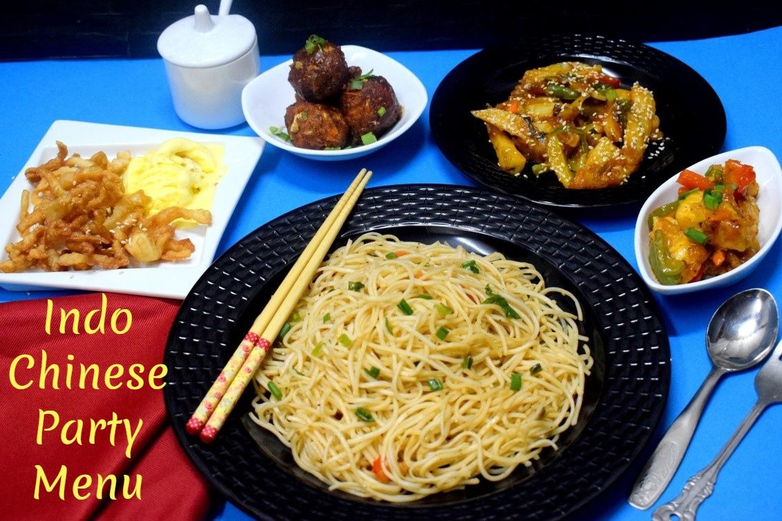 Indo Chinese Party Menu