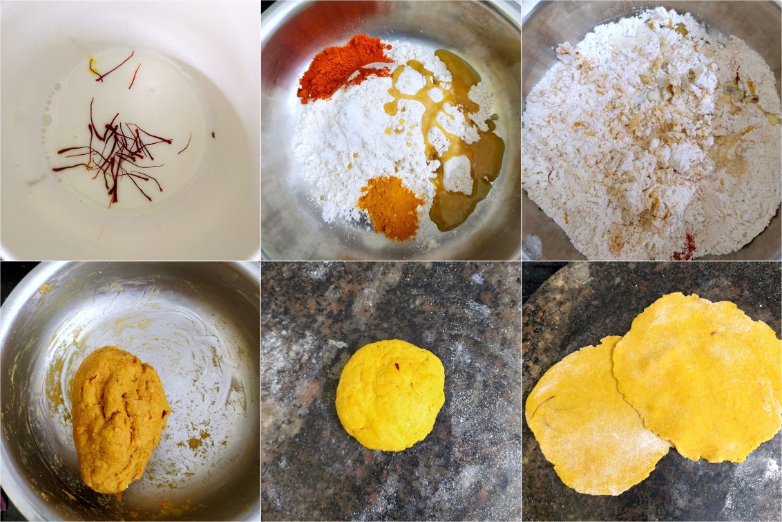 How to make Kesar Poori 1 How to make Kesar Poori 1