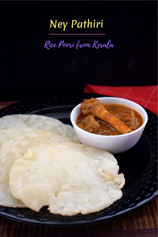 Ney Pathiri | Poricha Pathiri ~ A to Z Indian Pooris
