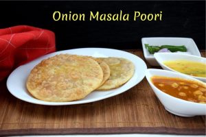 Onion Masala Poori