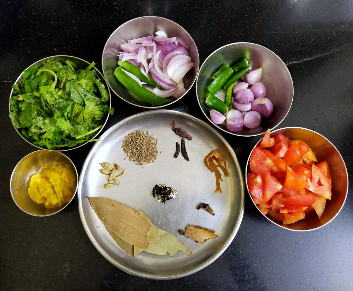 Egg Biryani Ingredients Egg Biryani Ingredients