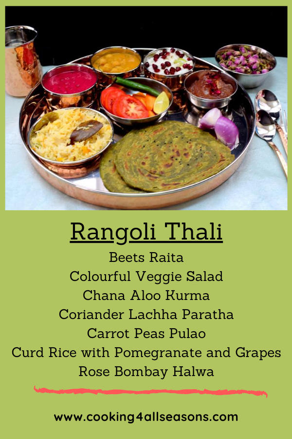 Rangoli Thali