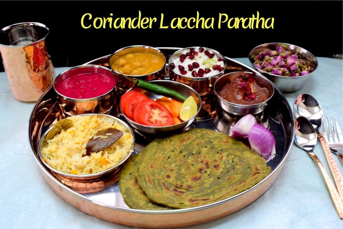 Coriander Laccha Paratha