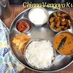 Everyday Simple Thali - Chinna Vengaya Kulambu