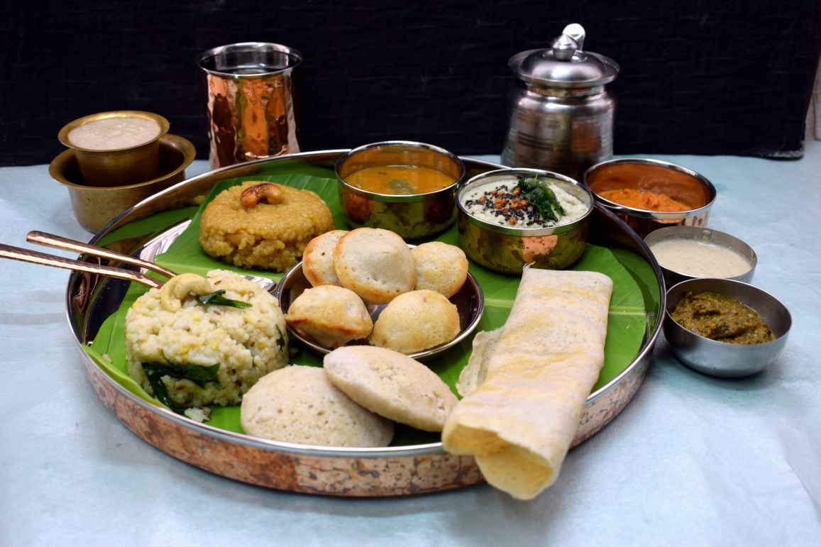 No Rice Tamil Nadu Breakfast Thali