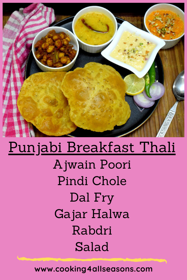 Punjabi Breakfast Thali