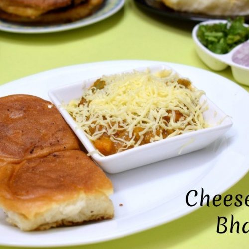 Cheese Pav Bhaji