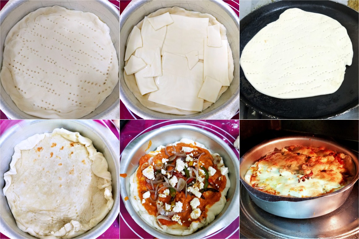 How to make Cheese Burst Pizza 1