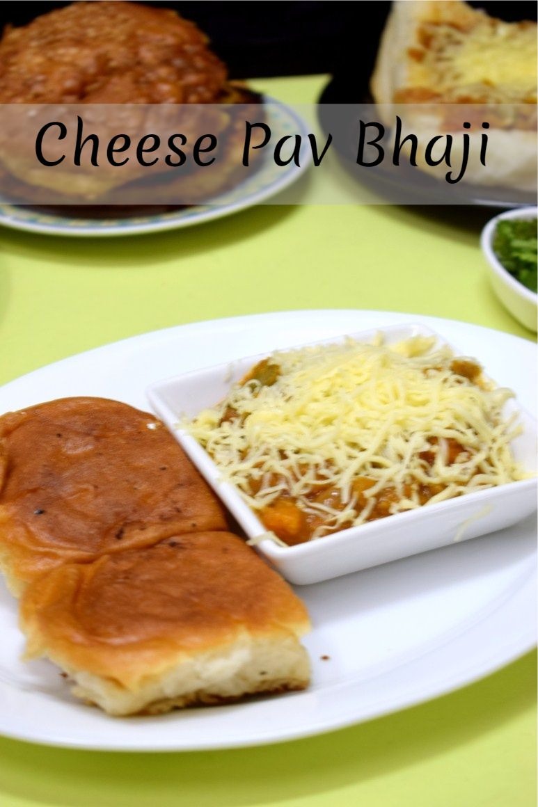 How to make Cheese Pav Bhaji