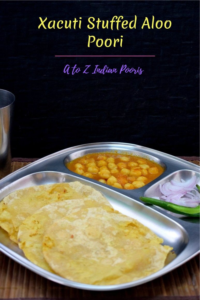 How to make Xacuti Stuffed Aloo Poori
