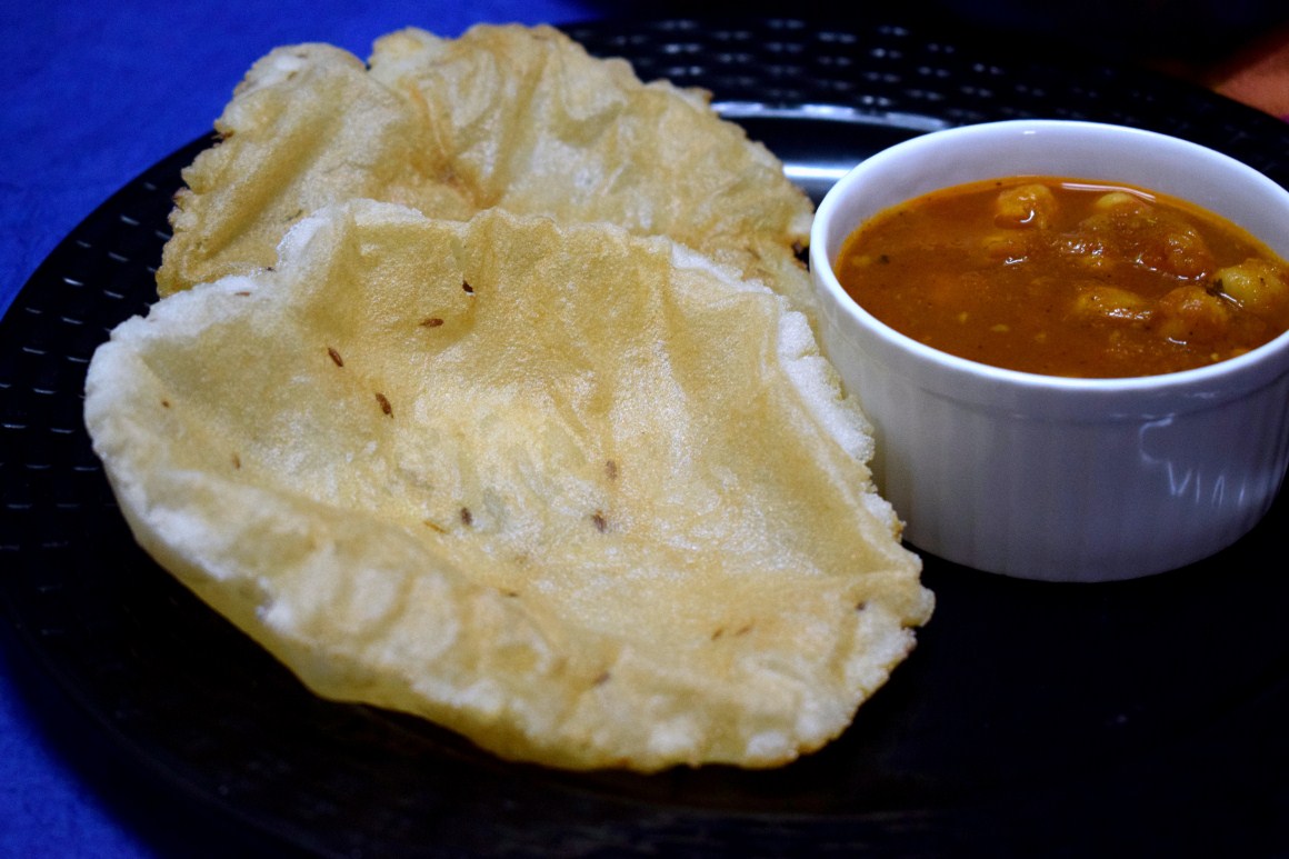 Rice Flour Poori