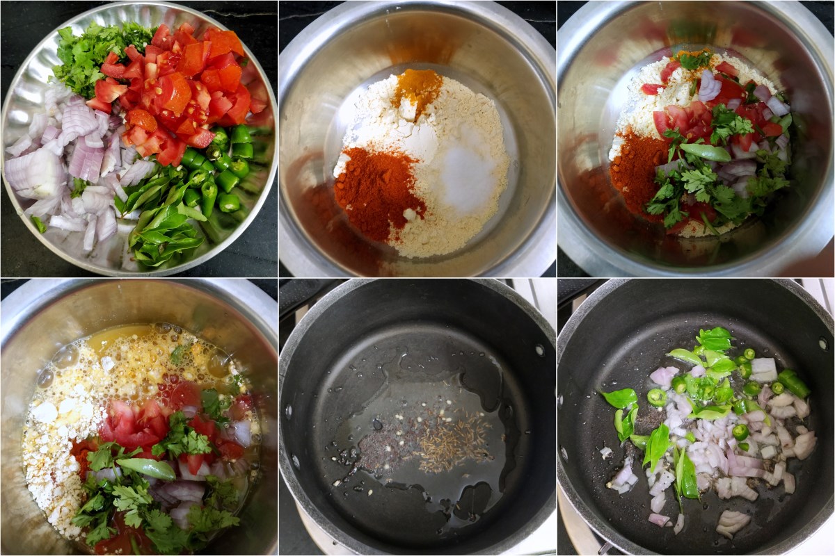 Kadala Maavu Chutney Making 1  Kadala Maavu Chutney Making 1