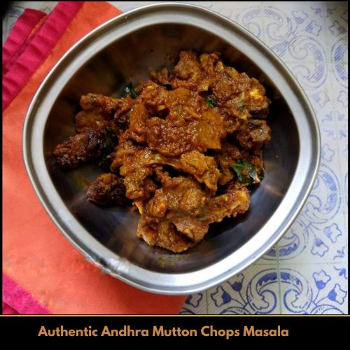 Authentic Andhra Mutton Chops Masala