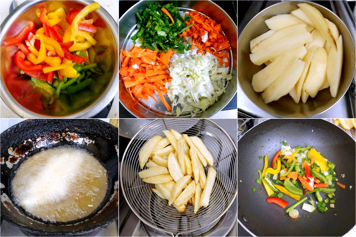 How to make Honey Chilli Potato 1