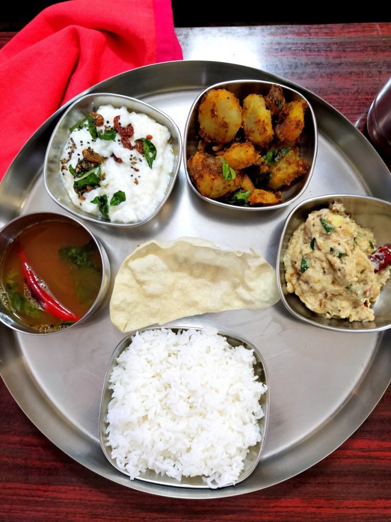 Simple Indian Thali