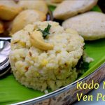 Kodo Millet Ven Pongal