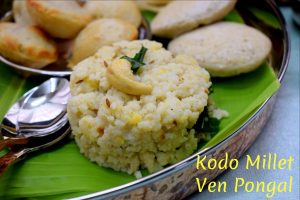 Kodo Millet Ven Pongal