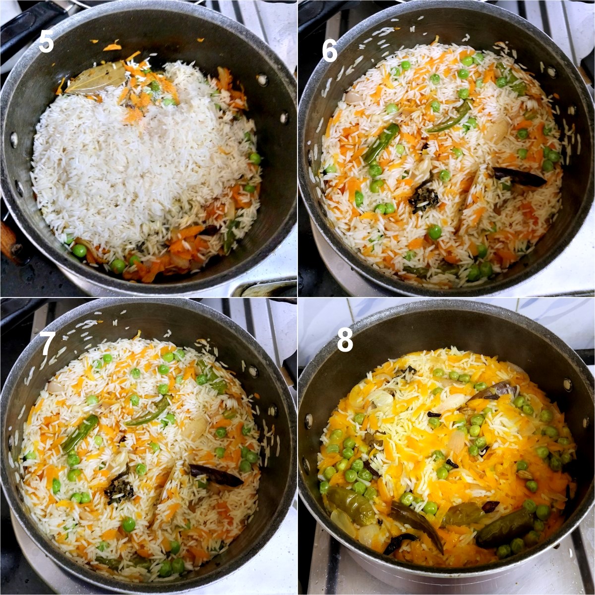 Carrot Peas Pulao Recipe Easy Gajar Matar Pulao