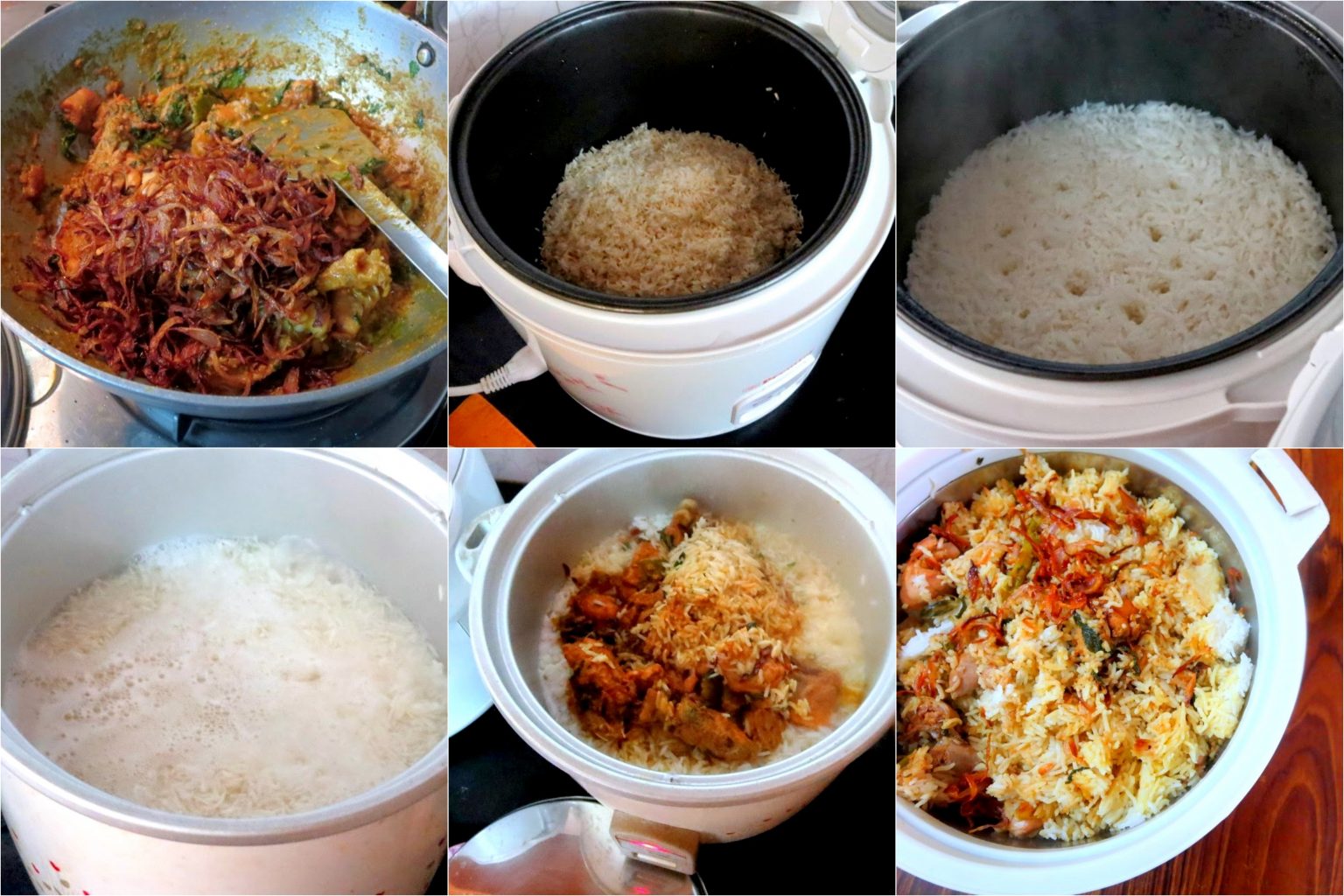 How to make Chicken Biryani in Rice cooker 2
