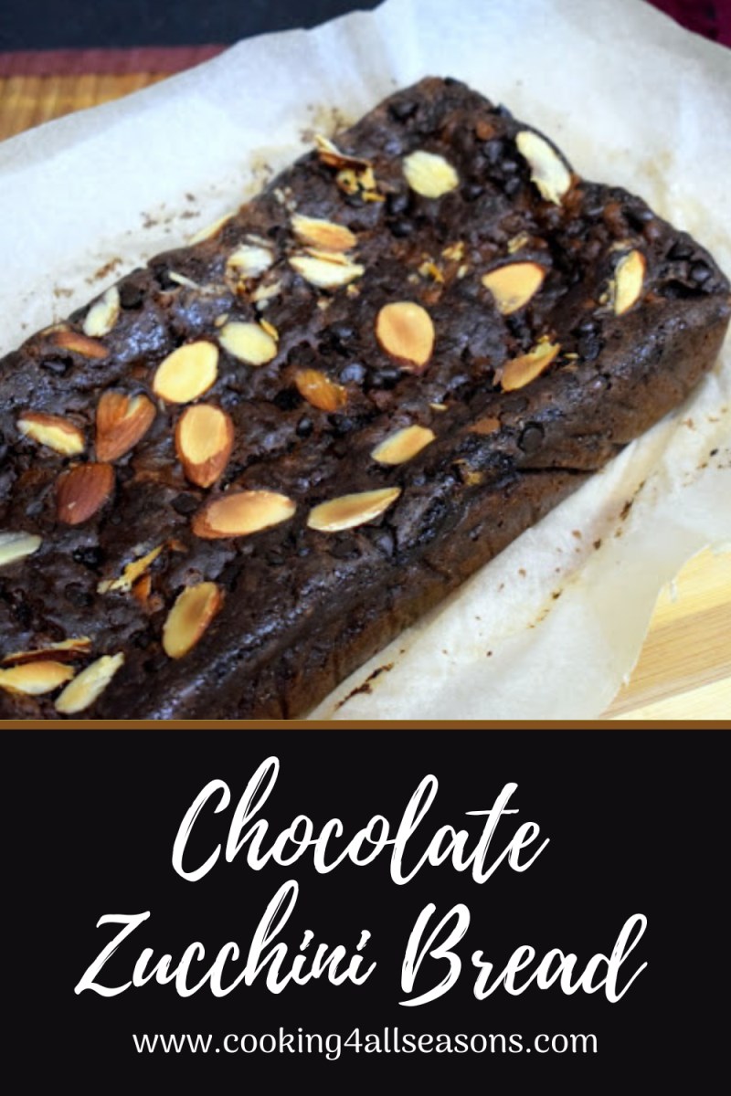 Chocolate Zucchini Bread Eggless Chocolate Zucchini Bread