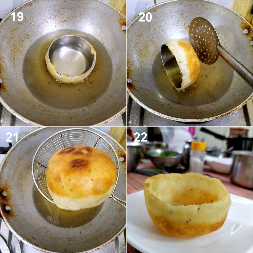 Basket katori chaat