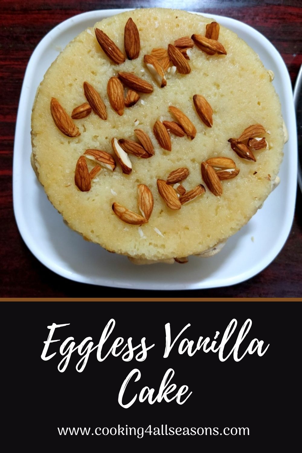 Vanilla Cake | How to make Eggless Vanilla Cake Without Condensed Milk
