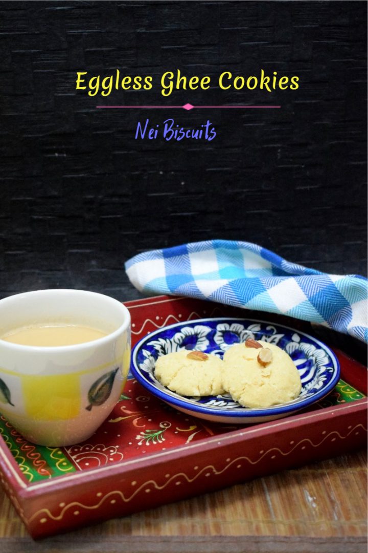 Eggless Ghee Cookies Nei Biscuits Bakery Style