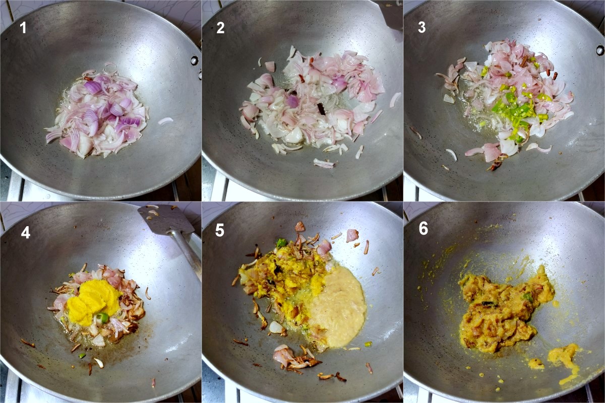 Making Mamsam Pulusu Making Mamsam Pulusu