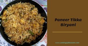Paneer Tikka Biryani