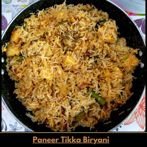 Paneer Tikka Biryani - Easy Weeknight Dinner Recipes