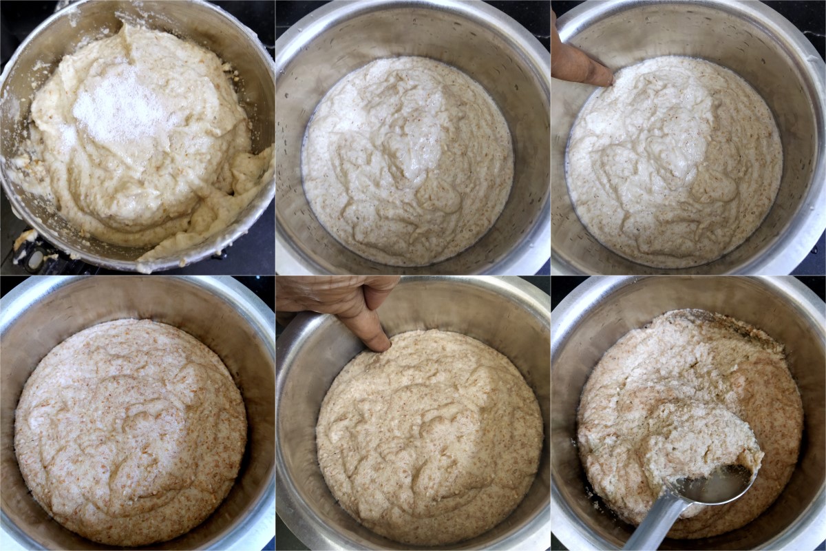 Fermenting the Ulaval Idli Batter Fermenting the Ulaval Idli Batter