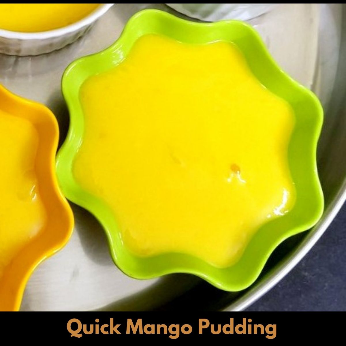 Quick Mango Pudding