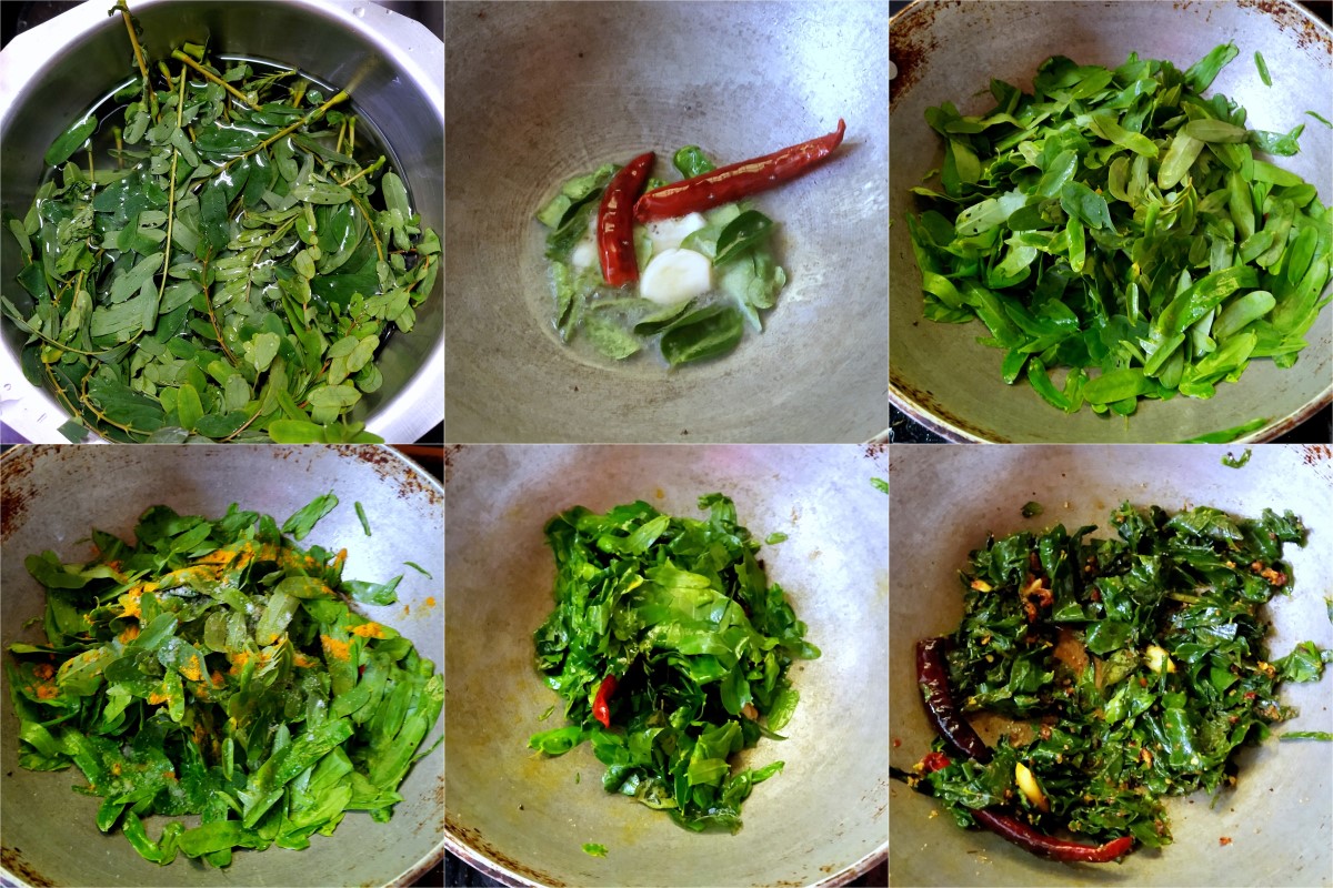 How to make Avisa Keerai Poriyal