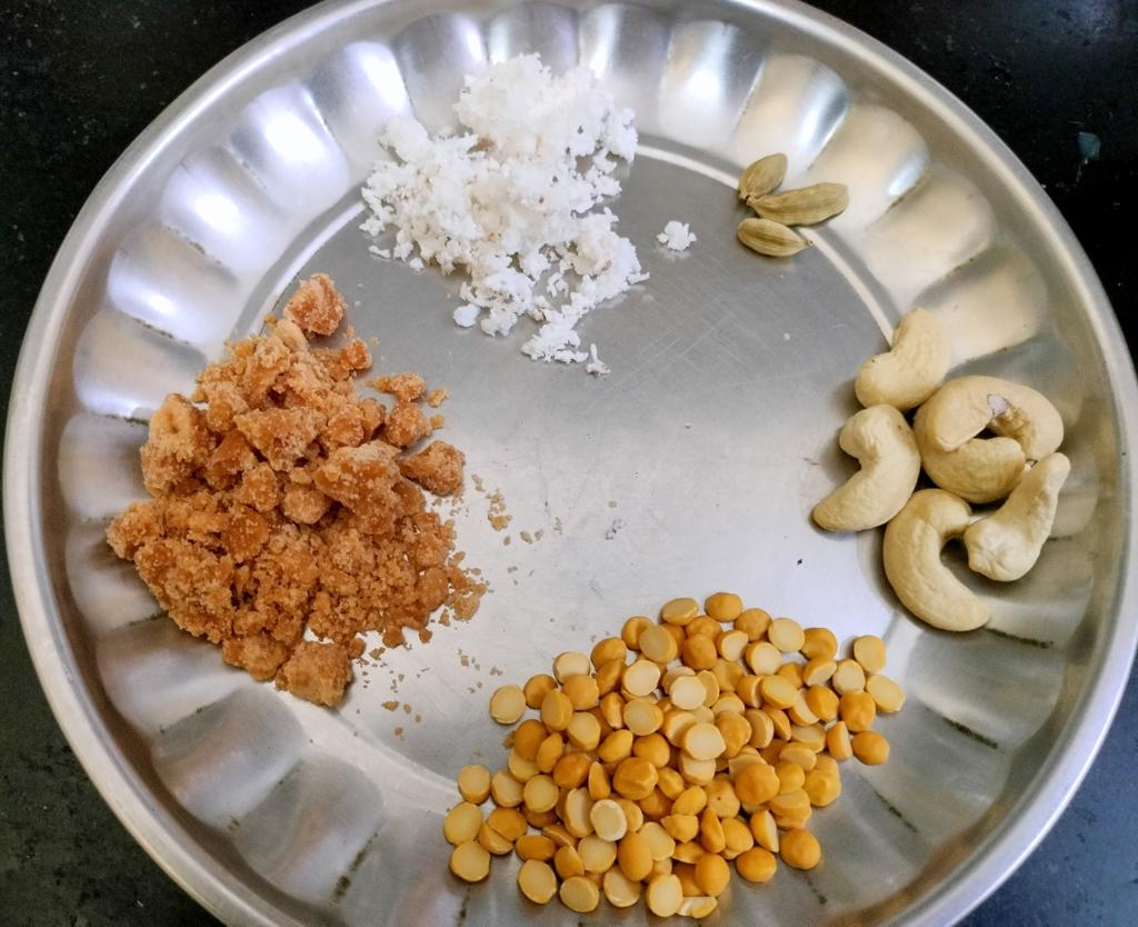 Ingredients for Chana Dal Payasam