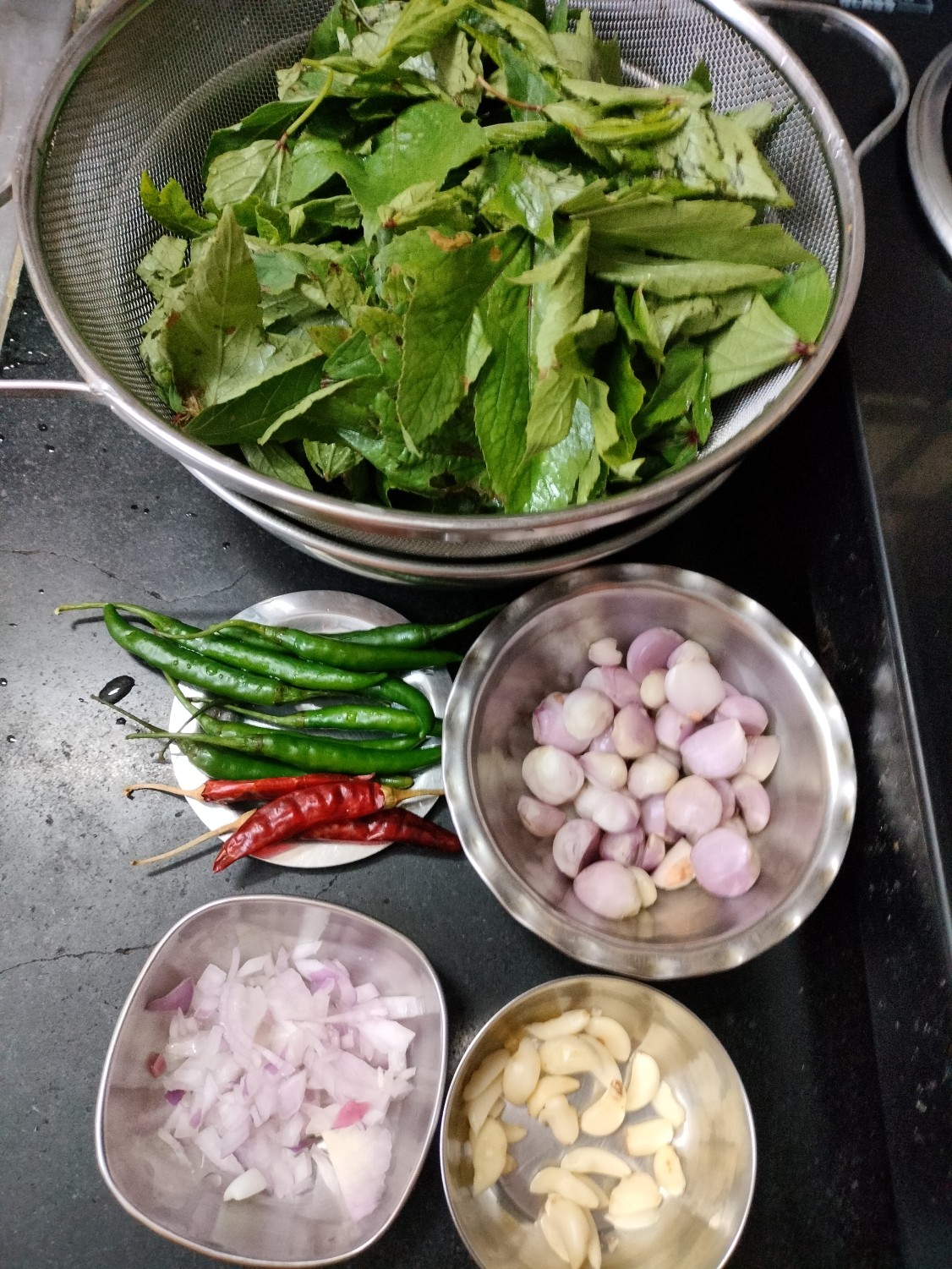 Ingredients Needed to make Gongura Chutney